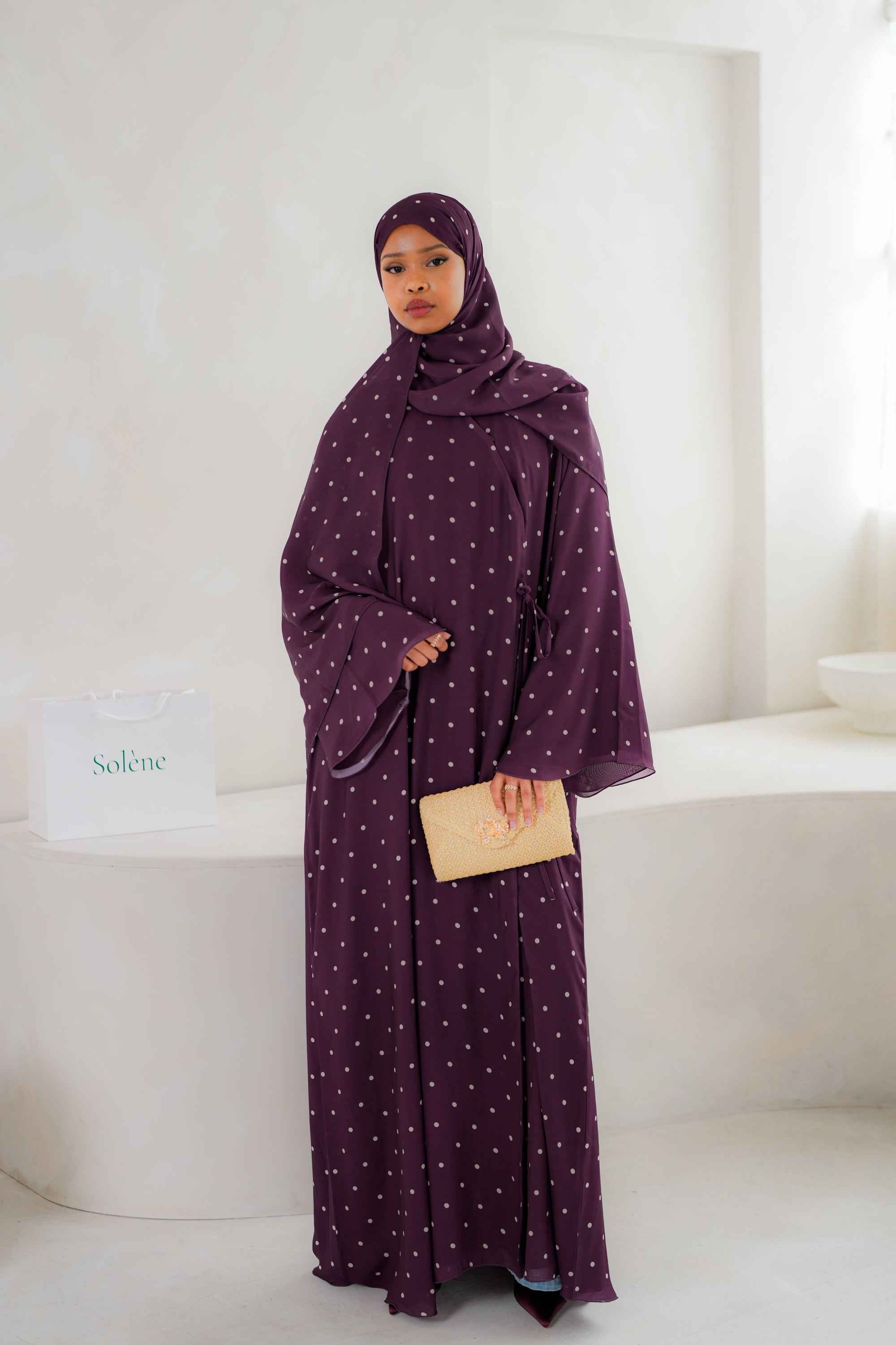 Mulberry Polka Dot