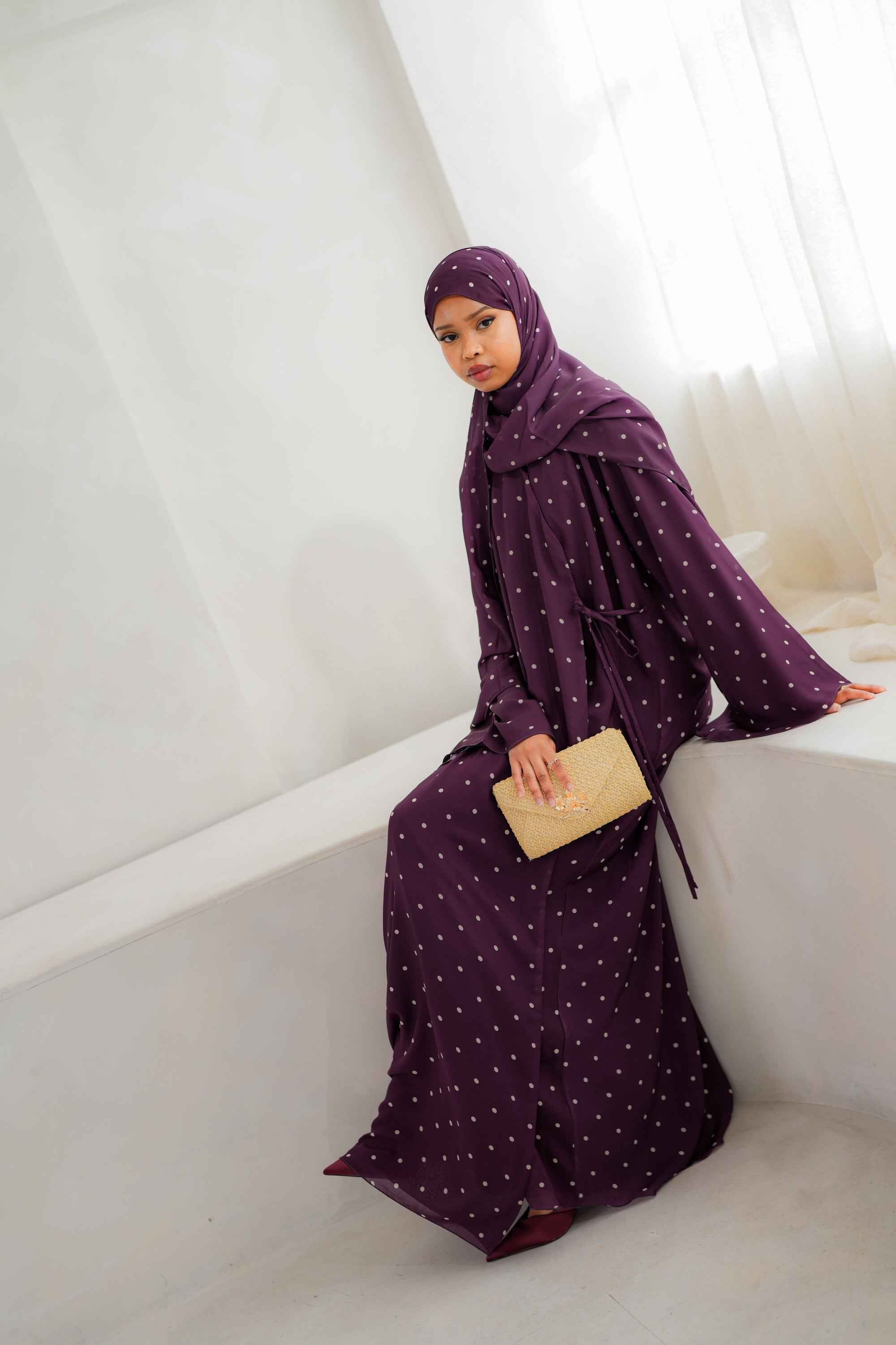 Mulberry Polka Dot